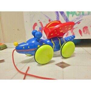 Dilly Dally Dragon Pull Along Toddler Toy Colorful Funny noises Fun House